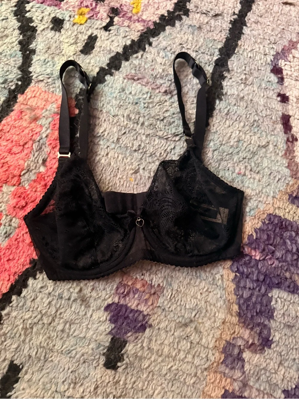 Dita Von Teese Fiamma Bra Black | Vintage Glamour — Size 34DD